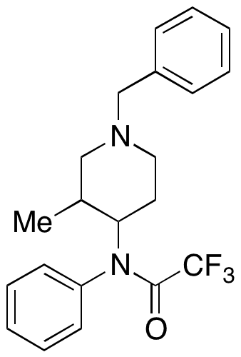 N-(1-Benzyl-3-methylpiperidin-4-yl)-2,2,2-trifluoro-N-phenylacetamide - Chemical structure and product image