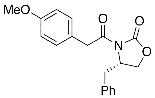 (S)-4-Benzyl-3-[2-(4-methoxyphenyl)acetyl]-2-oxazolidinone - Chemical structure and product image