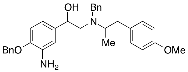 rac-O-Benzyl N-Benzyl Formoterol(Mixture of Diastereomers) - Chemical structure and product image