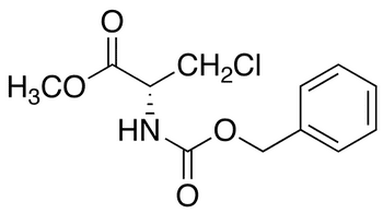 N-(Benzyloxycarbonyl)-L-beta-chloroalanine Methyl Ester - Chemical structure and product image