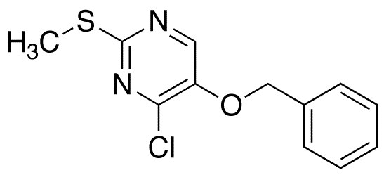 5-(Benzyloxy)-4-chloro-2-(methylthio)-pyrimidine - Chemical structure and product image