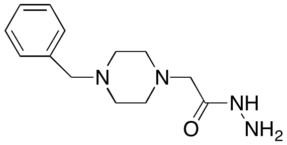 4-Benzyl-1-piperazineacetic Acid Hydrazide - Chemical structure and product image