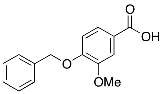 4-Benzyloxy-3-methoxybenzoic Acid - Chemical structure and product image