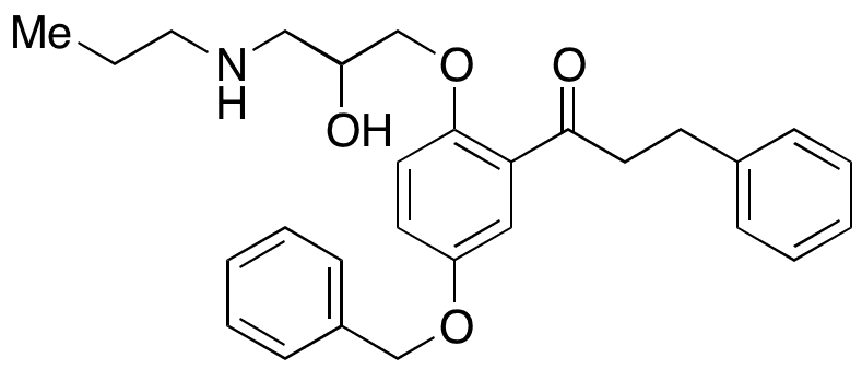5-Benzyloxy Propafenone - Chemical structure and product image