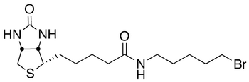 Biotin 5-Bromopentylamide - Chemical structure and product image