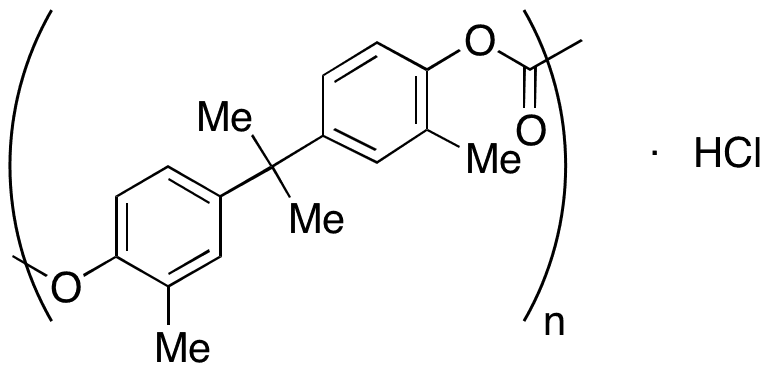 Bisphenol C-Phosgene Copolymer - Chemical structure and product image