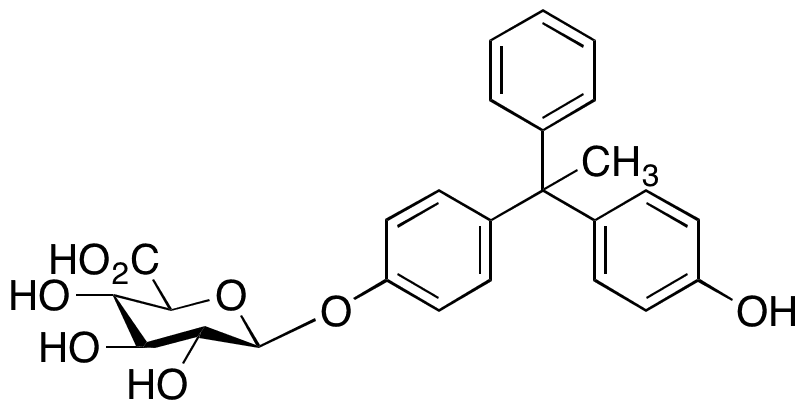 Bisphenol AP Mono-beta-D-glucuronide - Chemical structure and product image