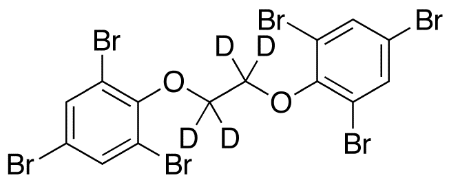 1,2-Bis(2,4,6-tribromophenoxy)ethane-d4 - Chemical structure and product image
