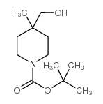 1-Boc-4-(hydroxymethyl)-4-methyl-piperidine - Chemical structure and product image