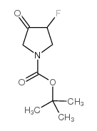 1-Boc-3-fluoro-4-pyrrolidinone - Chemical structure and product image