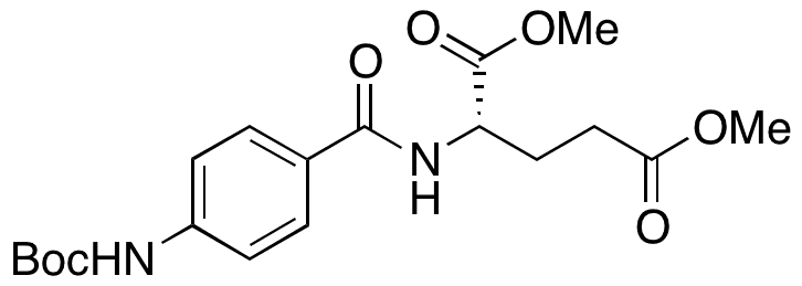 N-Boc-(p-aminobenzoyl)-L-glutamic Acid Dimethyl Ester - Chemical structure and product image