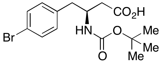 Boc-(S)-3-amino-4-(4-bromophenyl)-butyric Acid - Chemical structure and product image