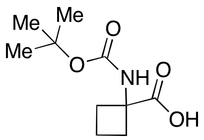 Boc-1-aminocyclobutane-1-carboxylic Acid - Chemical structure and product image