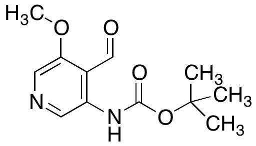 3-N-Boc-amino-4-formyl-5-methoxypyridine - Chemical structure and product image