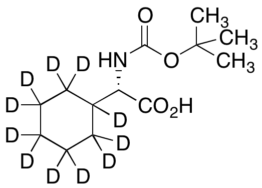 N-Boc-L-cyclohexylglycine-d11 - Chemical structure and product image