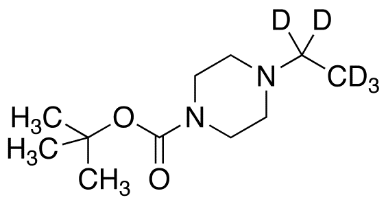 N-Boc-N-ethyl-piperazine-d5 - Chemical structure and product image