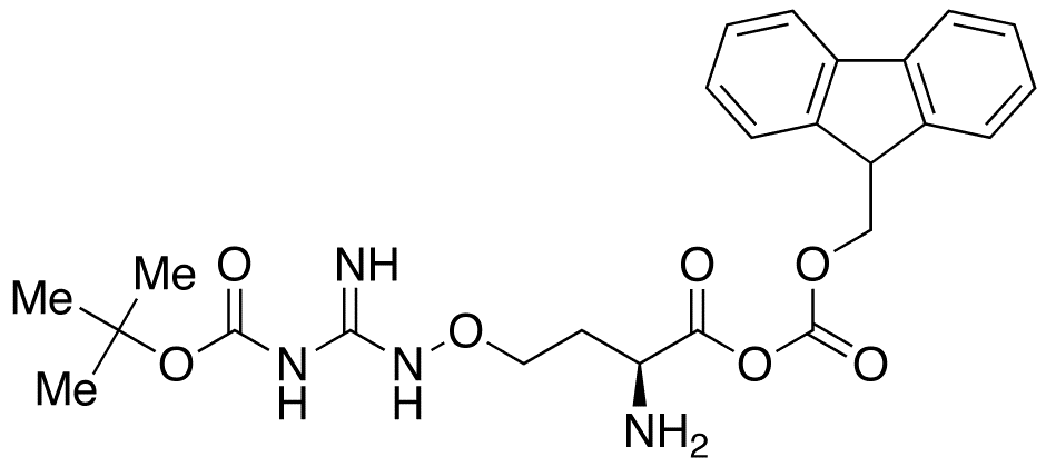 N-Boc-Fmoc L-Canavanine - Chemical structure and product image