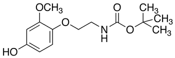 N-tert-Boc-2-(4-hydroxy-2-methoxyphenoxy)-ethylamine - Chemical structure and product image