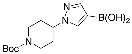 1-(Boc-piperidin-4-yl)-pyrazole-4-boronate - Chemical structure and product image