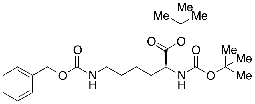 Boc-Lys(Z)-OtBu N-Phenylmethoxycarbonyl  - Chemical structure and product image