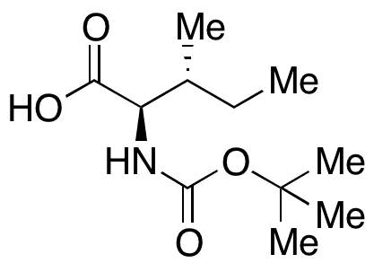 N-Boc-D-isoleucine - Chemical structure and product image