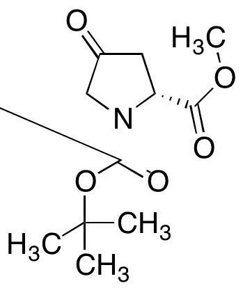 N-Boc-4-oxo-D-Proline Methyl Ester - Chemical structure and product image
