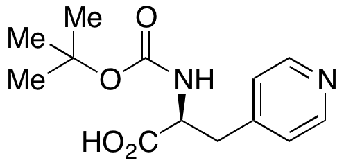 Boc-3-(4-pyridyl)-L-alanine - Chemical structure and product image