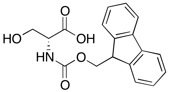 N-Fmoc-D-serine - Chemical structure and product image