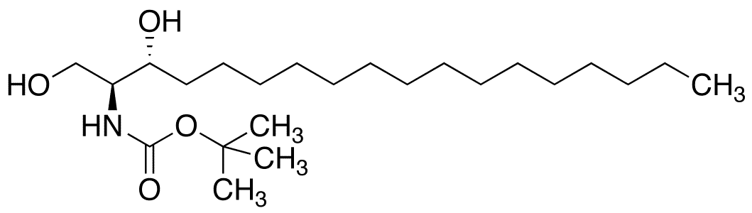 N-tert-Butyloxycarbonyl-D-erythro-dihydro-D-sphingosine - Chemical structure and product image