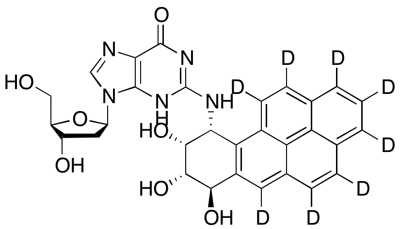 (+)-cis-anti-N2-BPDE-dG-d8 - Chemical structure and product image