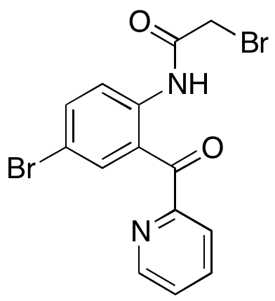 2-Bromo-N-[4-bromo-2-(2-pyridinylcarbonyl)phenyl]-acetamide - Chemical structure and product image