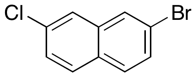 2-Bromo-7-chloro-naphthalene (~ 90%) - Chemical structure and product image