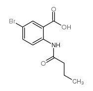 5-Bromo-2-butyramidobenzoic acid - Chemical structure and product image