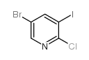 5-Bromo-2-chloro-3-iodo-pyridine - Chemical structure and product image