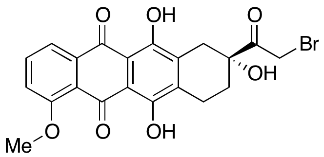 Bromo Didehydro Doxorubicinone - Chemical structure and product image