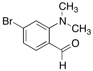 4-Bromo-2-(dimethylamino)benzaldehyde - Chemical structure and product image