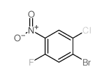1-Bromo-2-chloro-5-fluoro-4-nitrobenzene - Chemical structure and product image