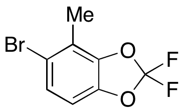 5-Bromo-2,2-difluoro-4-methylbenzo-1,3-dioxole - Chemical structure and product image