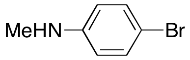 4-Bromo-N-methylaniline - Chemical structure and product image