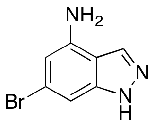 6-Bromo-1H-indazol-4-amine - Chemical structure and product image