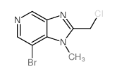 7-Bromo-2-(chloromethyl)-1-methyl-1h-imidazo[4,5-c]pyridine - Chemical structure and product image