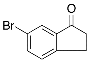 6-Bromo-1-indanone - Chemical structure and product image