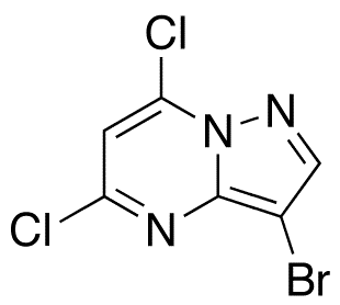 3-Bromo-5,7-dichloro-pyrazolo[1,5-a]pyrimidine - Chemical structure and product image