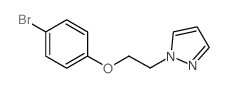 1-(2-(4-Bromophenoxy)ethyl)pyrazole - Chemical structure and product image