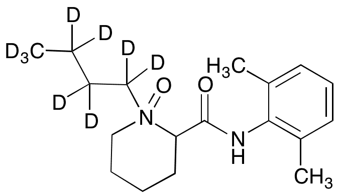 Bupivacaine-d9 N-Oxide - Chemical structure and product image