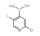 2-Bromo-5-fluoropyridine-4-boronic Acid - Chemical structure and product image