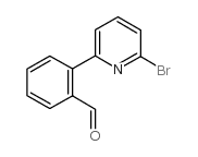 2-(6-Bromopyridin-2-yl)benzaldehyde - Chemical structure and product image