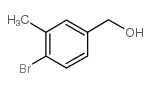 4-Bromo-3-methylbenzyl alcohol - Chemical structure and product image