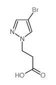 3-(4-Bromo-1h-pyrazol-1-yl)propanoic acid - Chemical structure and product image