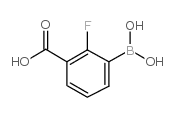 3-Carboxy-2-fluorophenylboronic Acid - Chemical structure and product image